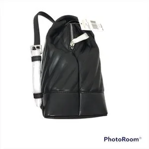 NWT Michael Kors Medium Quilted Chain Backpack Black Michael Kors Whitney Medium Black Quilted | Mercari main image 4